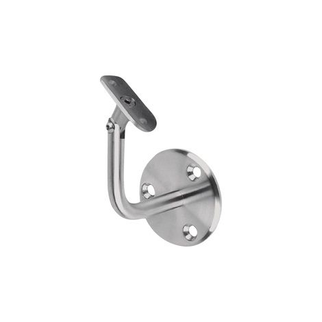[QUALITE FRANCAISE] - Support mural de main courante 90° réglable pour tube de Ø42,4mm - Longueur 86mm - À visser - Inox 316