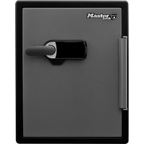 MASTER LOCK Coffre-fort [Ignifuge et Etanche] [XXL 56,6 L] [Combinaison Electronique + Alarme] - LFW205TWC - Pour vos documents d'identité, documents A4, ordinateurs portables, bijoux