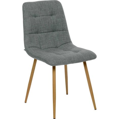 Sirac Silla de tela verde lima A45xP55xAl84 cm - Atmosphera créateur d'intérieur