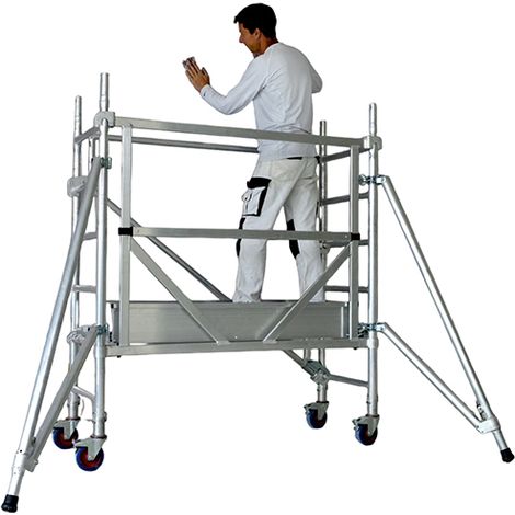 Rollgerüst 1 Plattform - Max. Arbeitshöhe. 2.60m - 7014001