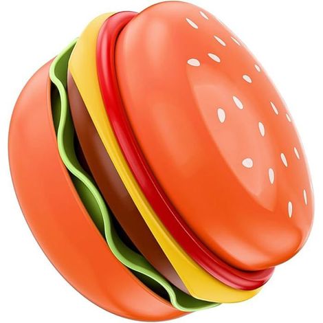 Ensemble de 5 plats en céramique en forme de hamburger, pour repas familiaux et fêtes, passe lave-vaisselle et ENSEMBLE USTENSILES (1/4)