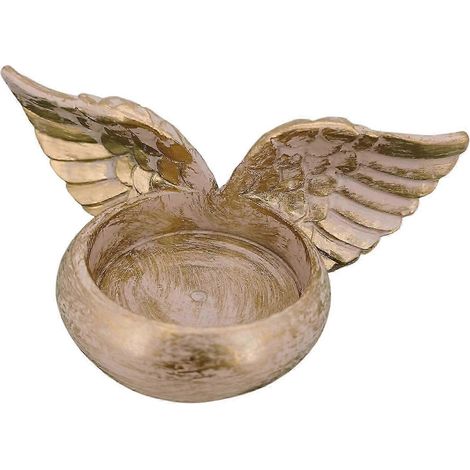 Statue porte-bougie ange de style vintage pour Noël, cadeaux de condoléances, décoration intérieure, souvenir-C (1/5)