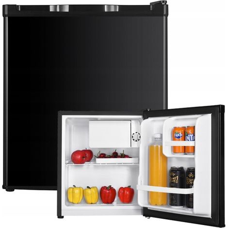 Kleiner Kühlschrank, Hotelkühlschrank, 46 l, Minibar, für Büro, für Grundstück, schwarz