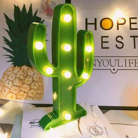 LED Cactus Light,Cute Cactus Night Table Lamps -vert (1/4)