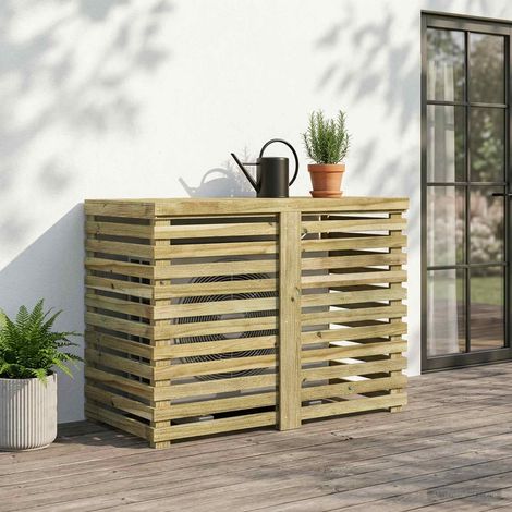 Copertura per condizionatore d'aria 110 x 58 x 79 cm vidaXL