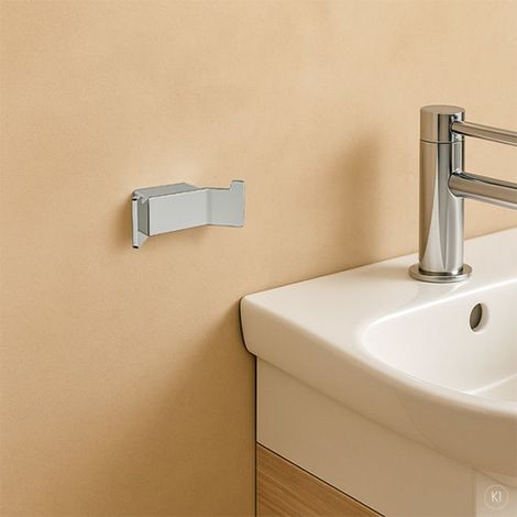 AquaCraft 300 Doppel-Handtuchhaken 30040002-00 Chrom