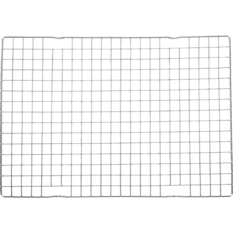 Grille de refroidissement en acier inoxydable robuste, compatible four et lave-vaisselle, pour rôtir et égoutter les biscuits. (1/5)