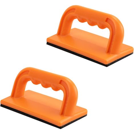 Set di 2 blocchi di spinta per sega da banco – Design ergonomico e antiscivolo per seghe, fresatrici, seghe a nastro e piallatrici – Sicurezza nella lavorazione del legno (1/5)