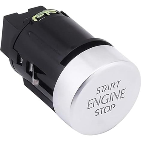 Bouton D'arrêt de Démarrage du Moteur de la Voiture, Interrupteur de Démarrage/Arrêt du Moteur Automobile à Bouton-Poussoir Pour Pour 5N0959839 5N0 959 839 (1/5)