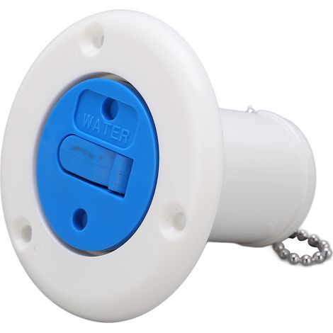 Bouchon de remplissage d'eau pour bateau, yacht et camping-car, ABS blanc, raccord de pont étanche (1/5)