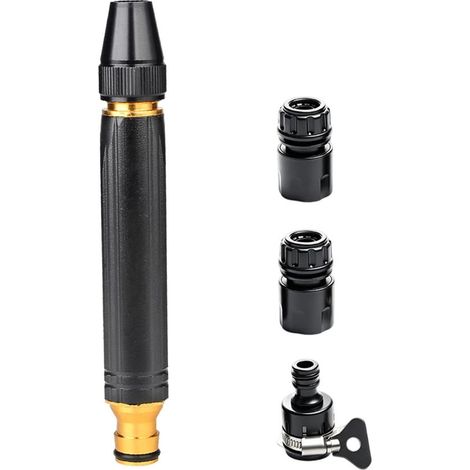 Pulvérisateur haute pression – 16,4x2,4 cm – Nettoyage voiture – Irrigation de précision – Extérieur – Débit contrôlé (1/5)