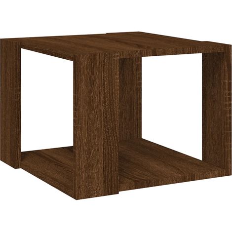 Maison Exclusive - Tavolino Salotto Rovere Marrone 40x40x30cm Legno Ingegnerizzato
