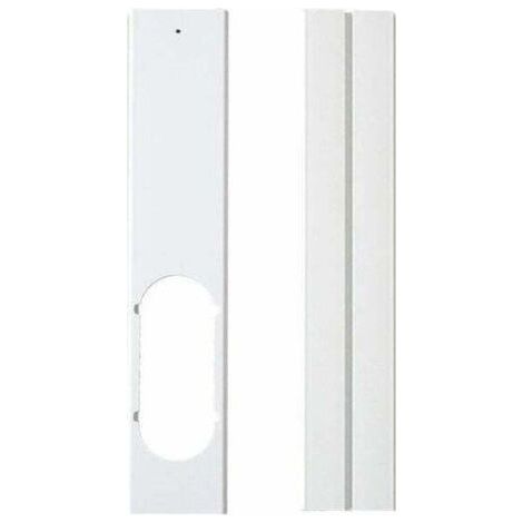 Fensterdichtungs-Set - Verstellbare Fensterdichtung, Fensterschiebe-Set, Klimaanlage, XU, Tragbare Dichtungsplatte mit Abluftschlauch für mobile Klimaanlagen (2 Stück, 55 cm x 10 cm) (1/4)