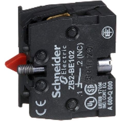 Elemento de contacto NC SCHNEIDER: NC, material resistente, voltaje 230V.