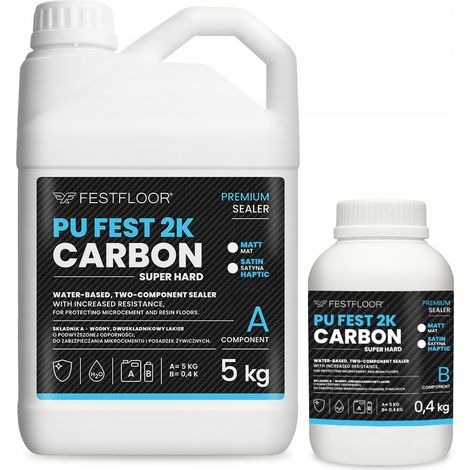 Festfloor PU fest 2K carbone 5,4 kg satiné haptique - vernis ultra dur