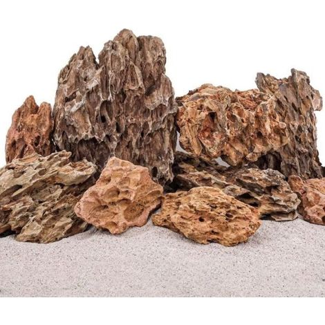 Aquarium Natursteine Drachensteine 5kg Mix Größe S bis L