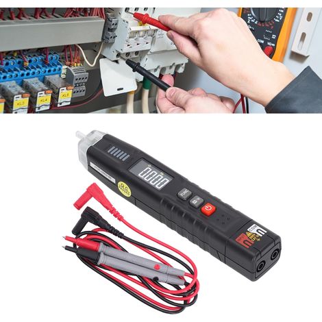 Multimètre intelligent de type stylo HT122, détecteur de séquence de phase numérique, multimètre électrique à sélection automatique de la gamme (1/5)
