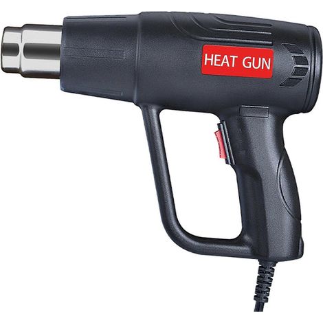 Pistolet à air chaud 2000 W à chauffage rapide et température réglable, ergonomique (1/2)