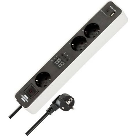 Brennenstuhl 1153230026 Multipresa Bianco, Nero Schuko 1 pz. (1/5)