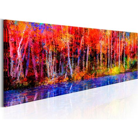 Quadro - Colorful Autumn Trees - 135x45 (1/4)