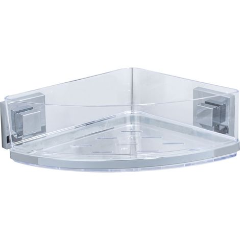 Vacuum-Loc® portaoggetti angolare in acciaio inox Quadro WENKO (1/5)
