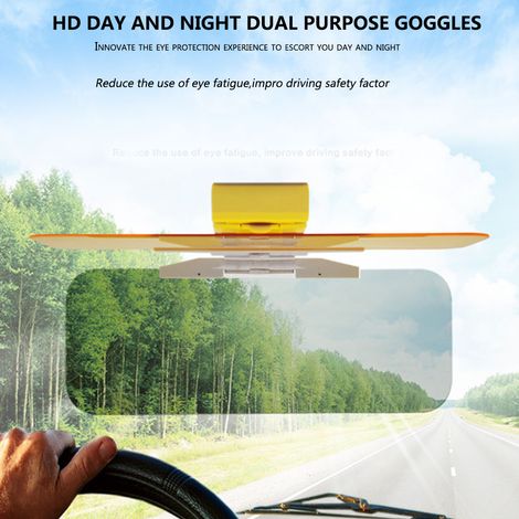 Lunettes de protection solaire pour voiture, prolongateur de visière solaire, protection anti-éblouissement (1/4)