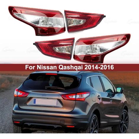 feu arrière nissan qashqai, feu stop qashqai j11, feu clignotant arrière voiture, feu arrière remplacement origine, feu arrière abs 12v, référence oem feu arrière, lot feux arrière gauche droit, pièce (1/5)