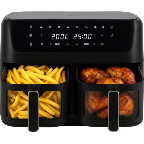 Heißluftfritteuse, Doppelkammer, 2700 W Leistung, EU (1/5)