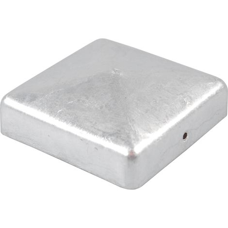 Pfostenkappe verzinkt 71 mm Pyramide Abdeckkappe für Pfosten 7 x 7 cm (1/3)