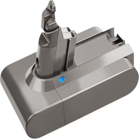 Batterie de remplacement Li-ion 21,6 V grise à 2200 mA (convient aux aspirateurs Dyson V6/DC58/DC59/DC61/DC62/SV09/SV07/SV06/SV04/SV03) (1/5)