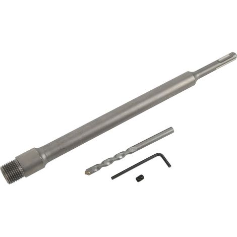 Adaptateur de tige en acier à haute teneur en carbone pour trépan de 300 mm, convertisseur de foret pour marteau perforateur électrique (1/5)