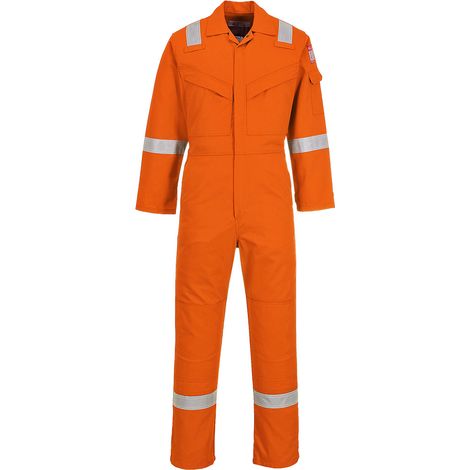Mono super-ligero y resistente a la llama para industria offshore - Naranja Altos - Talla XXL