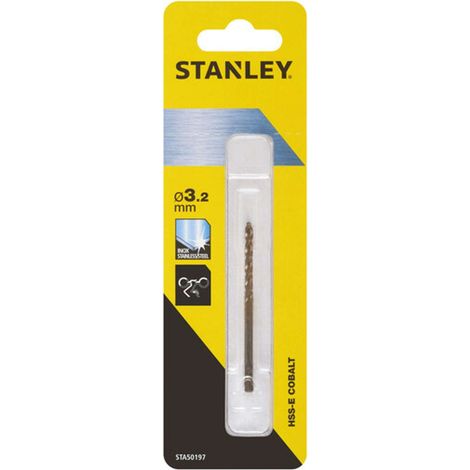 Stanley Accessori - Punta da trapano per metallo HSS-E, diametro 3,2 mm STA50197-QZ (1/2)