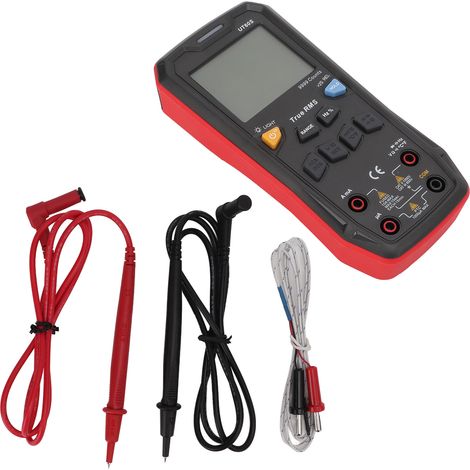Digitales Multimeter mit 9999 Zählwerten, hohe Sicherheit, energiesparend, überragende Genauigkeit, vielseitiges Messgerät für den Heim- und Profibereich. (1/5)