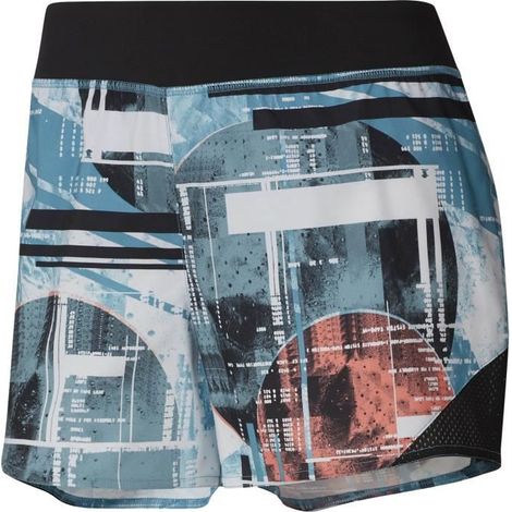 Shorts da fitness - Reebok - WOR Moonshift - Blu ghiacciato/rosa salmone - Tecnologia Speedwick - Traspirante (1/2)