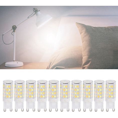 10PCS Ampoule LED G9 5W Dimmable 220V, Remplacement Économique pour Halogène, Lustre et Luminaire (1/5)