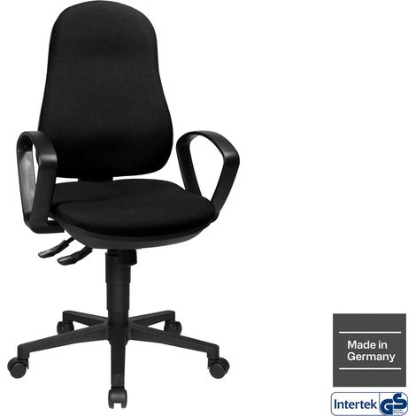 TOPSTAR Chaise de bureau Support SY noire incl. accoudoirs (1/3)