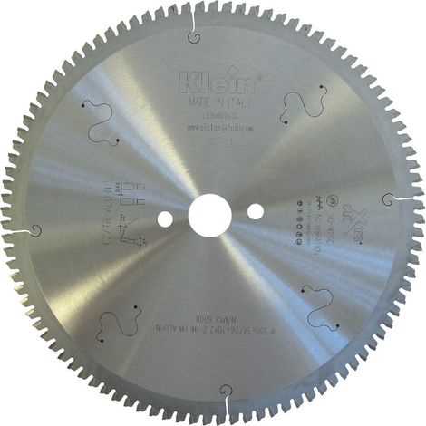 Lama circolare HW per alluminio dente negativo D=500, d=30, B/c=4.6/3.6, Z (Nr. denti)=120, Fori trasc.=2/11/63 LB500.12030 KLEIN (1/5)