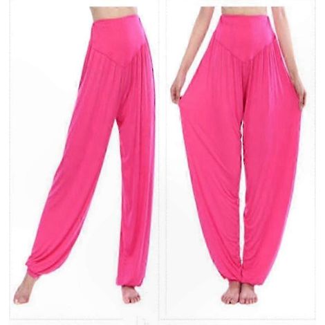 Pantalon femme ample sarouel pour détente, danse, yoga et style bohème gitane (1/5)