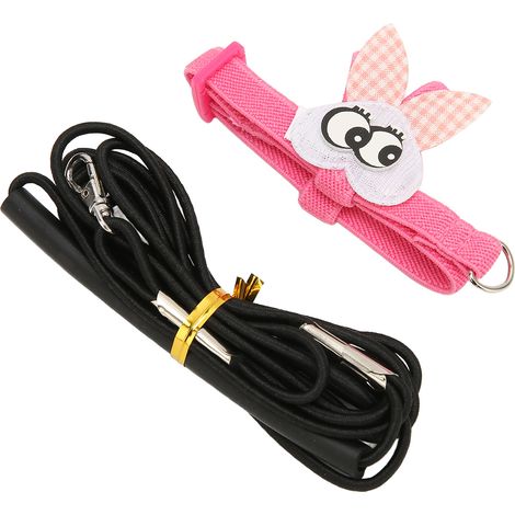 Harnais pour perroquet avec laisse réglable ultra-légère, corde de traction pour le dressage des perroquets, taille M (1/5)