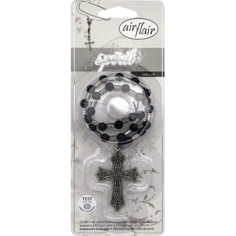 airflair Lufterfrischer Blessed Kreuzkette Moonlit Grove Duftbaum Autoduft
