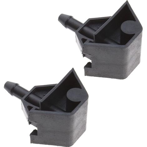 2 x Car Windscreen Washer Nozzle Fits Qashqai 08-15 Black 28932JD000 (1/5)