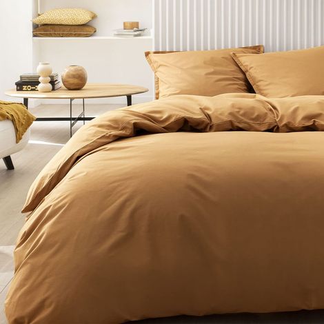 Housse de Couette Unie en Coton, Tout Doux, 240x220 cm (1/3)