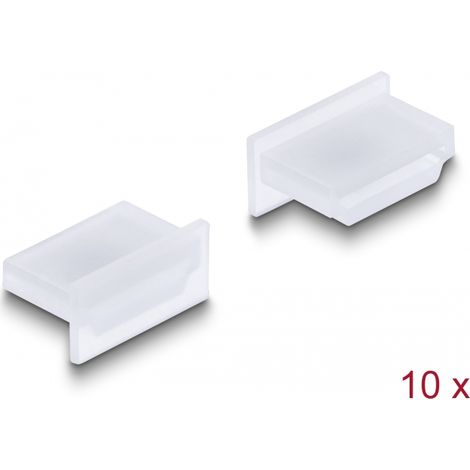 Delock Cubierta contra Polvo para HDMI A hembra sin agarre. 10 piezas en transparente