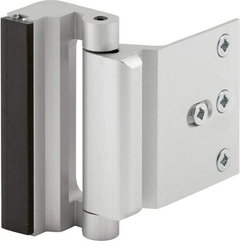 Serrure antivol renforcée pour porte d'entrée domestique, avec 4 vis, supporte une force d'ouverture vers l'intérieur de 363 kg (800 livres). (1/3)