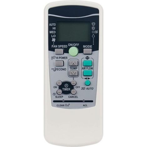 RKX502A001 Télécommande de Remplacement RKX502A001 Air Conditioner Télécommande pour Mitsubishi RKX502A001C RKX502A001B RKX502A001F RKX502A001G RKX502A001P RKX502A001S RKX502A017A DXK09Z3-S