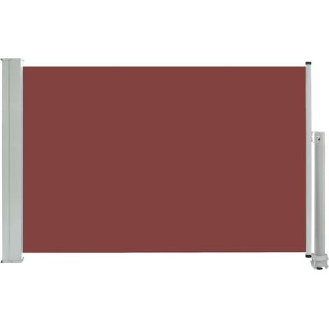 Auvent latéral rétractable de patio Store Banne Auvent de jardin 60x300 cm Marron 22680 (1/5)