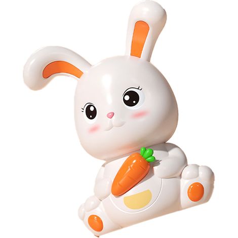 Niedliches, hasenförmiges Sparschwein aus Kunststoff, wasserdicht, großes Fassungsvermögen, ideales Geschenk für Kinder (1/5)