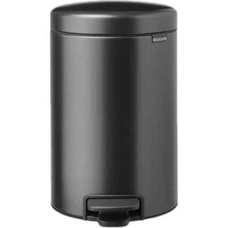Brabantia NewIcon Cestino a pedale grigio 12 litri