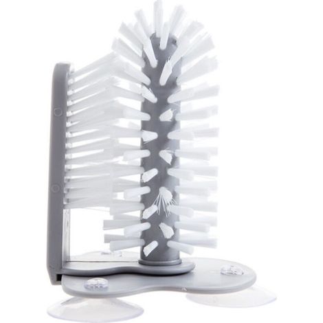 2 en 1 brosse de nettoyage tasse épurateur mur d'aspiration bouteilles paresseuses brosse verre nettoyant thermos brosse de lavage cuisine propre accessoires blanc